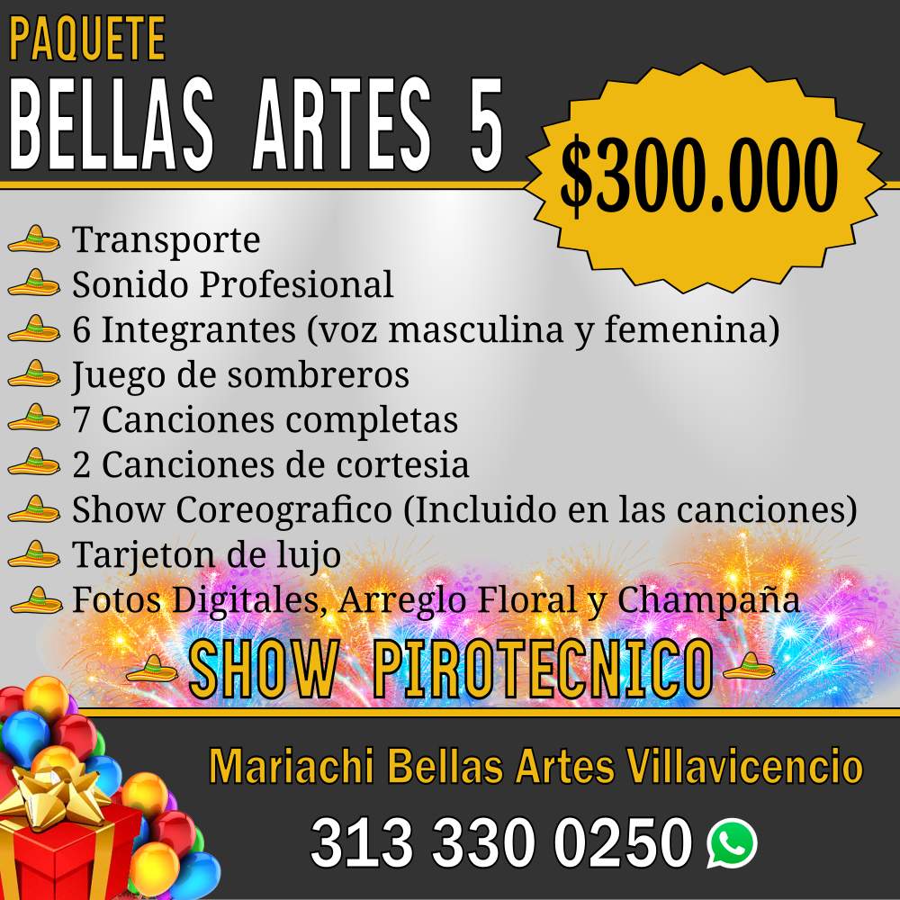 Mariachi Bellas Artes Villavicencio- Mariachi Villavicencio - Reservas 3133300250